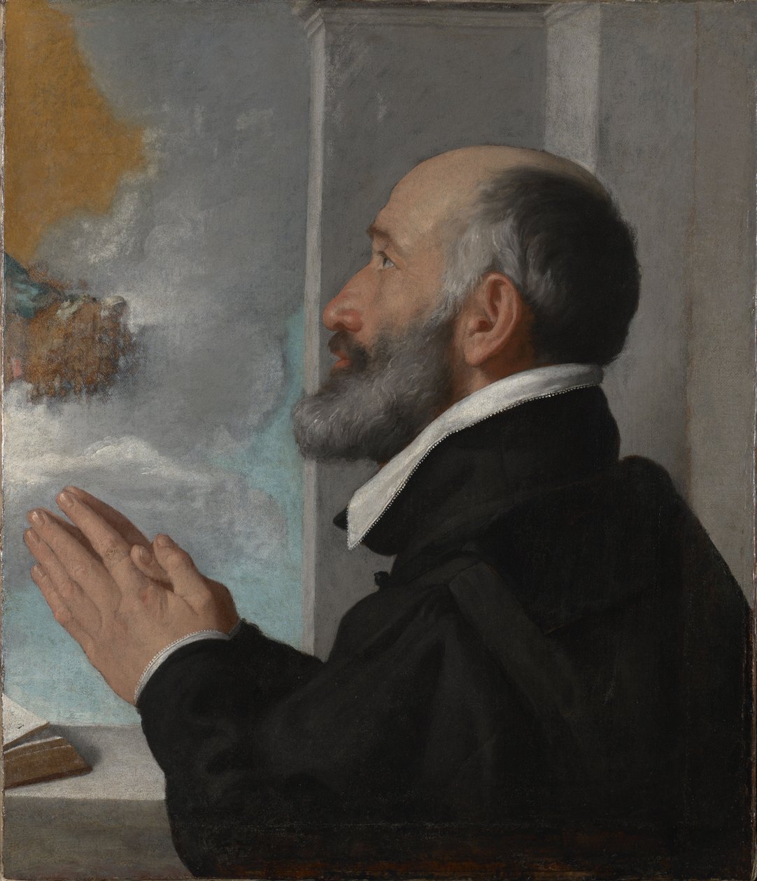 Portret fundatora autorstwa Giovanni Battista Moroni
