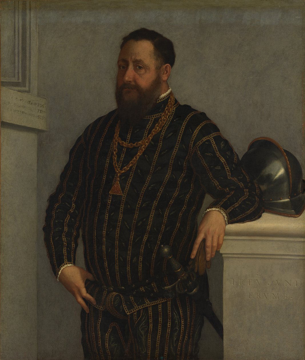 Portret mężczyzny. autorstwa Giovanni Battista Moroni