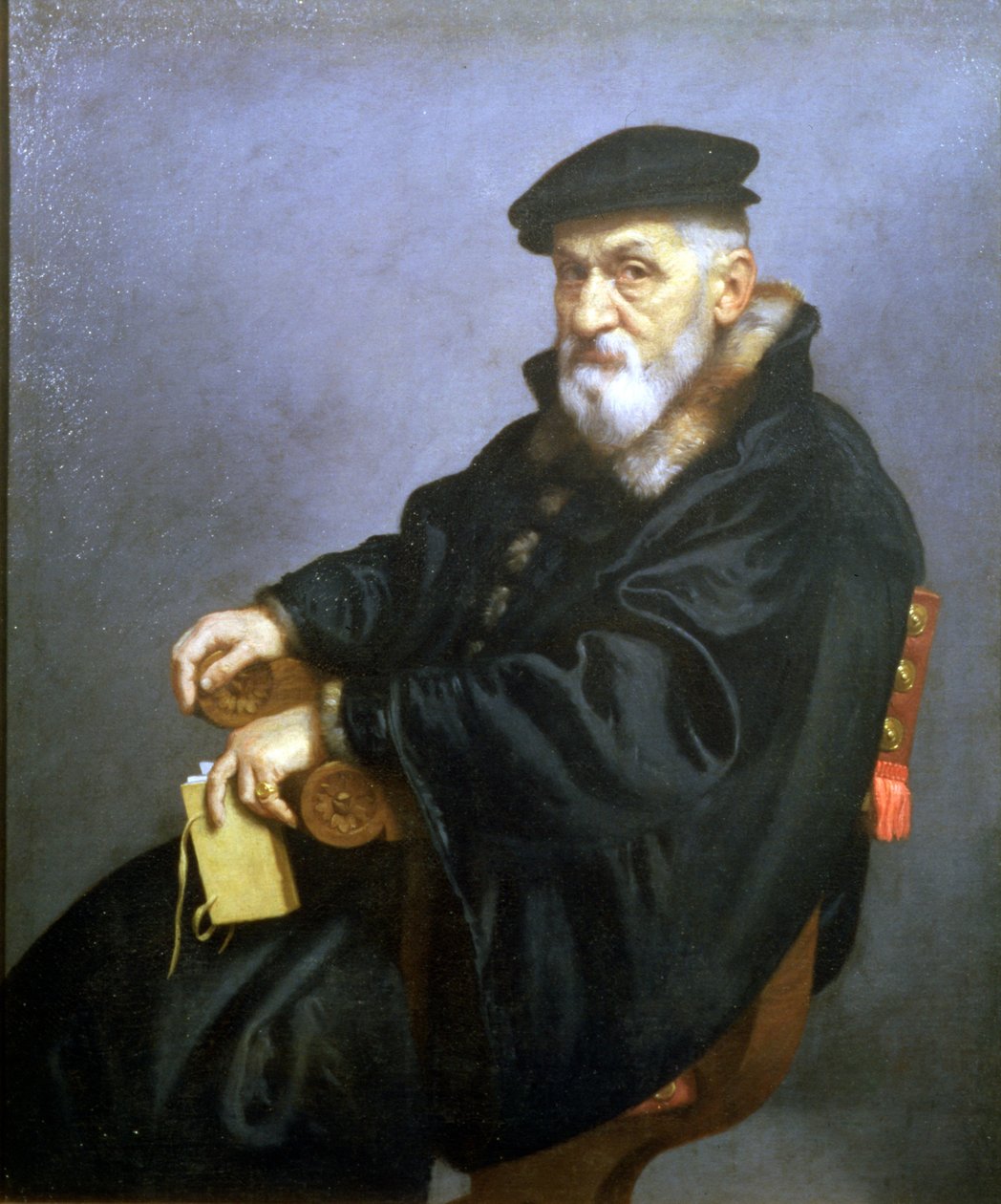 Portret starca (olej na płótnie) autorstwa Giovanni Battista Moroni