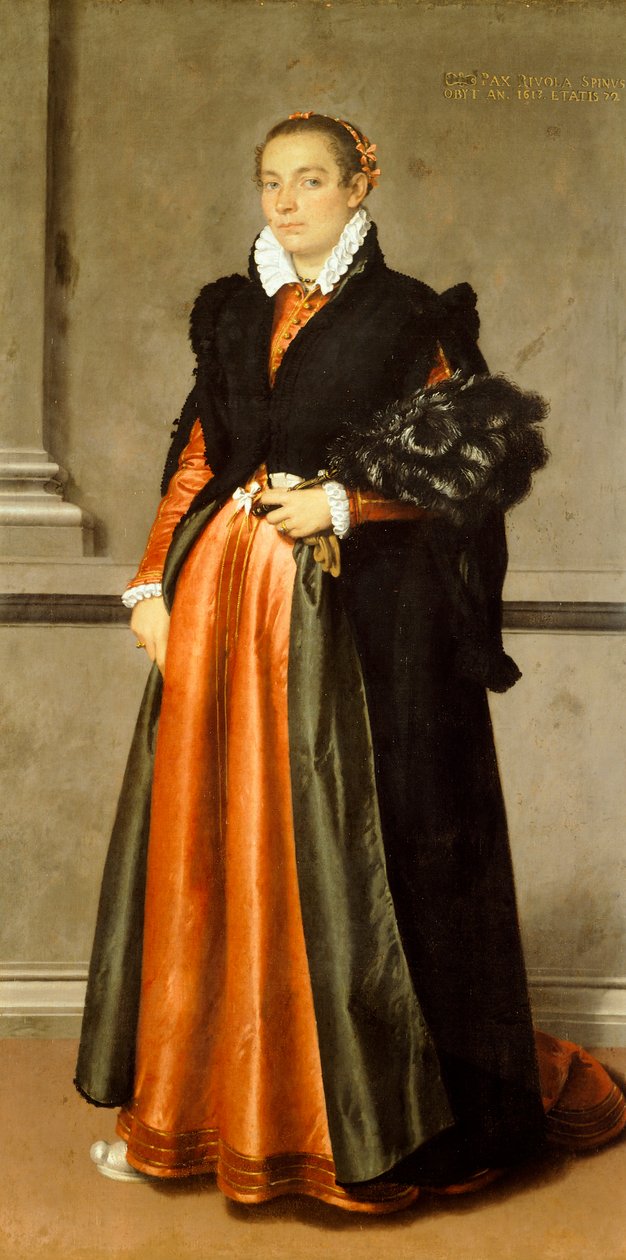 Portret szlachcianki Pace Rivola Spini autorstwa Giovanni Battista Moroni