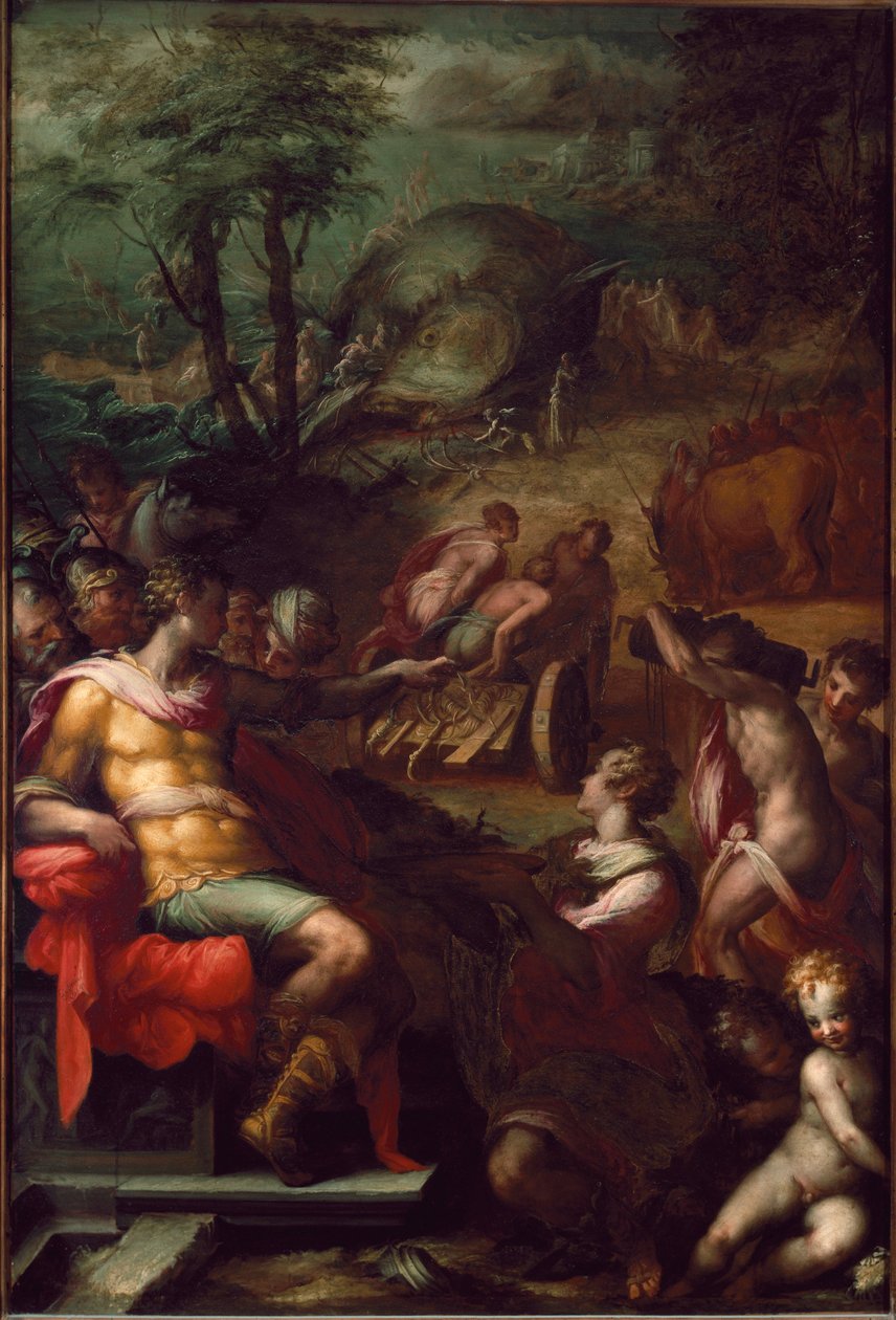 Bunt bursztynowej szarości (Malarstwo autorstwa Giovanni Battista Naldini