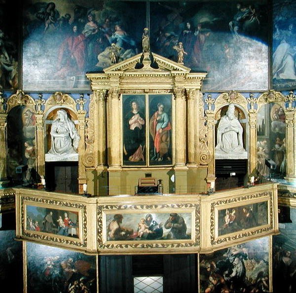 Widok organów, 1615 autorstwa Giovanni Battista Novello