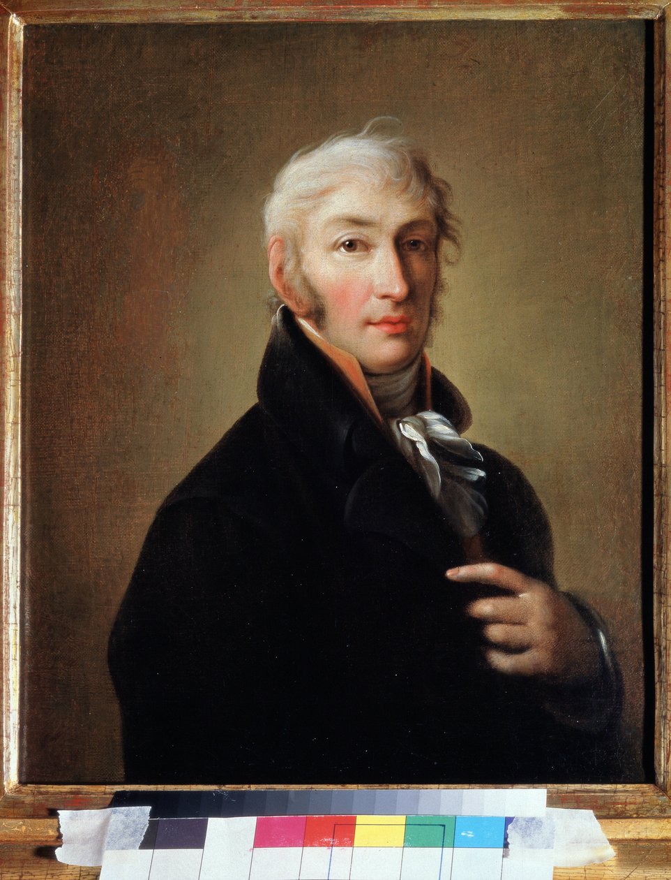 „Portret rosyjskiego pisarza i historyka Nikołaja Karamzina (1766-1826)” Obraz Giovanniego Battisty Damona Ortolaniego (1750-około 1810) 1805 Muzeum Pamięci A. Puszkina Sankt Petersburg autorstwa Giovanni Battista Ortolani Damon
