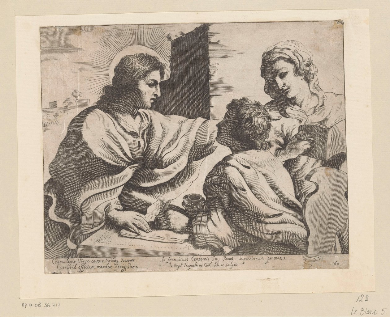 Jan Chrzciciel, Chrystus i Maryja autorstwa Giovanni Battista Pasqualini