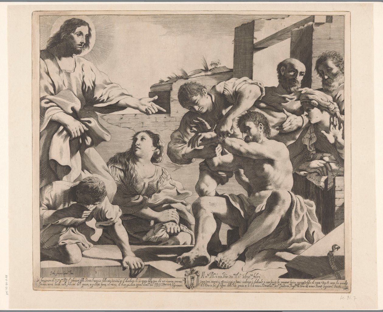 Wskrzeszenie Łazarza autorstwa Giovanni Battista Pasqualini