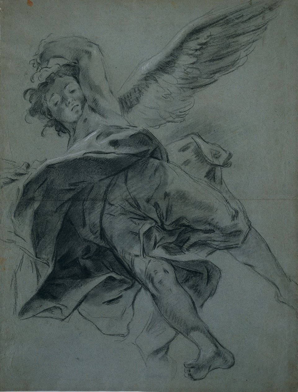 Latający anioł prosto, 1723-1727. autorstwa Giovanni Battista Piazzetta