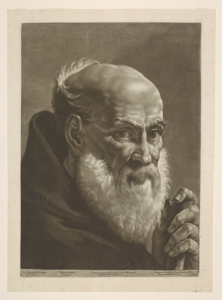 Brodaty mnich autorstwa Giovanni Battista Piazzetta