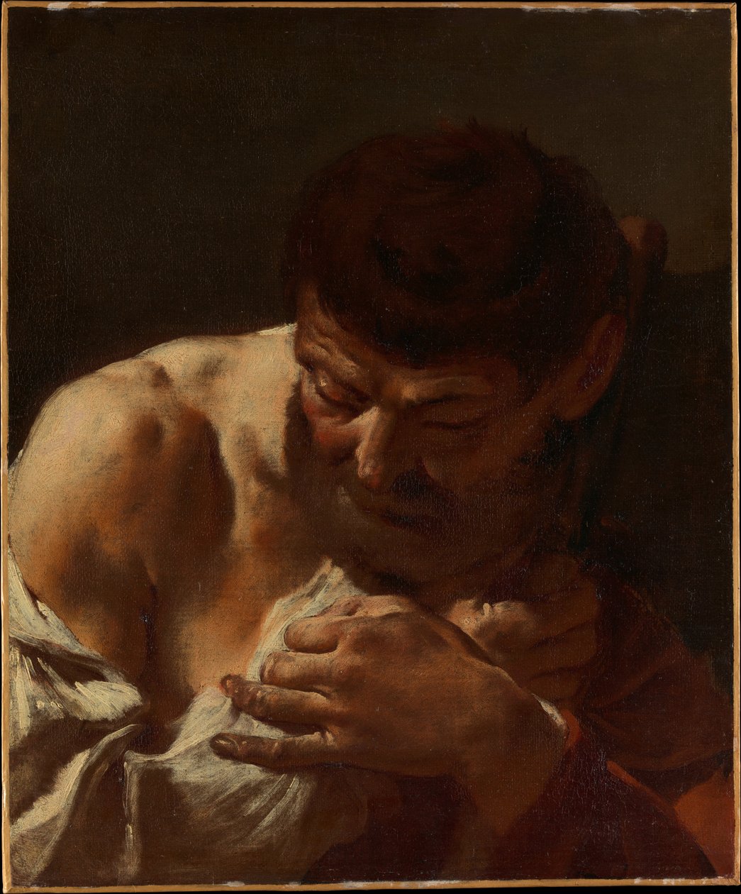 Popiersie mężczyzny (święty Maciej) autorstwa Giovanni Battista Piazzetta