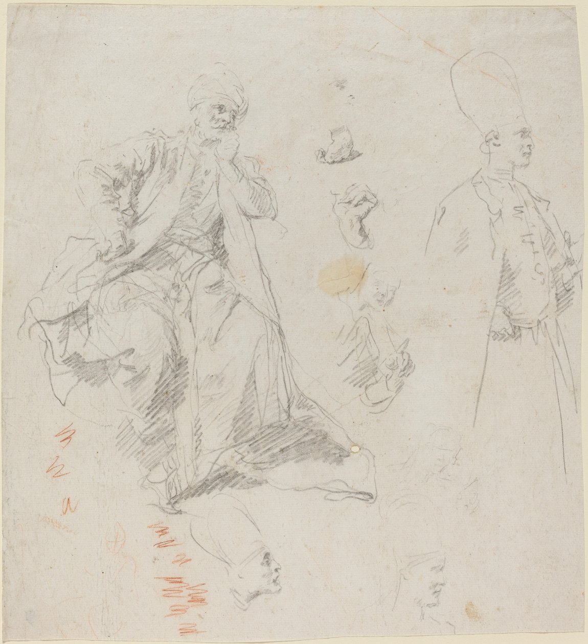 Kalif Aladin i jego doradcy autorstwa Giovanni Battista Piazzetta