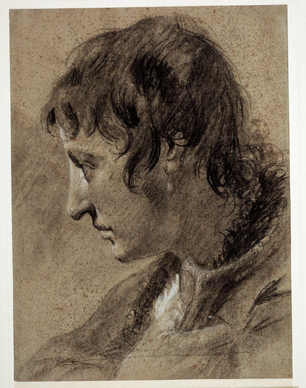 Głowa młodego mężczyzny autorstwa Giovanni Battista Piazzetta