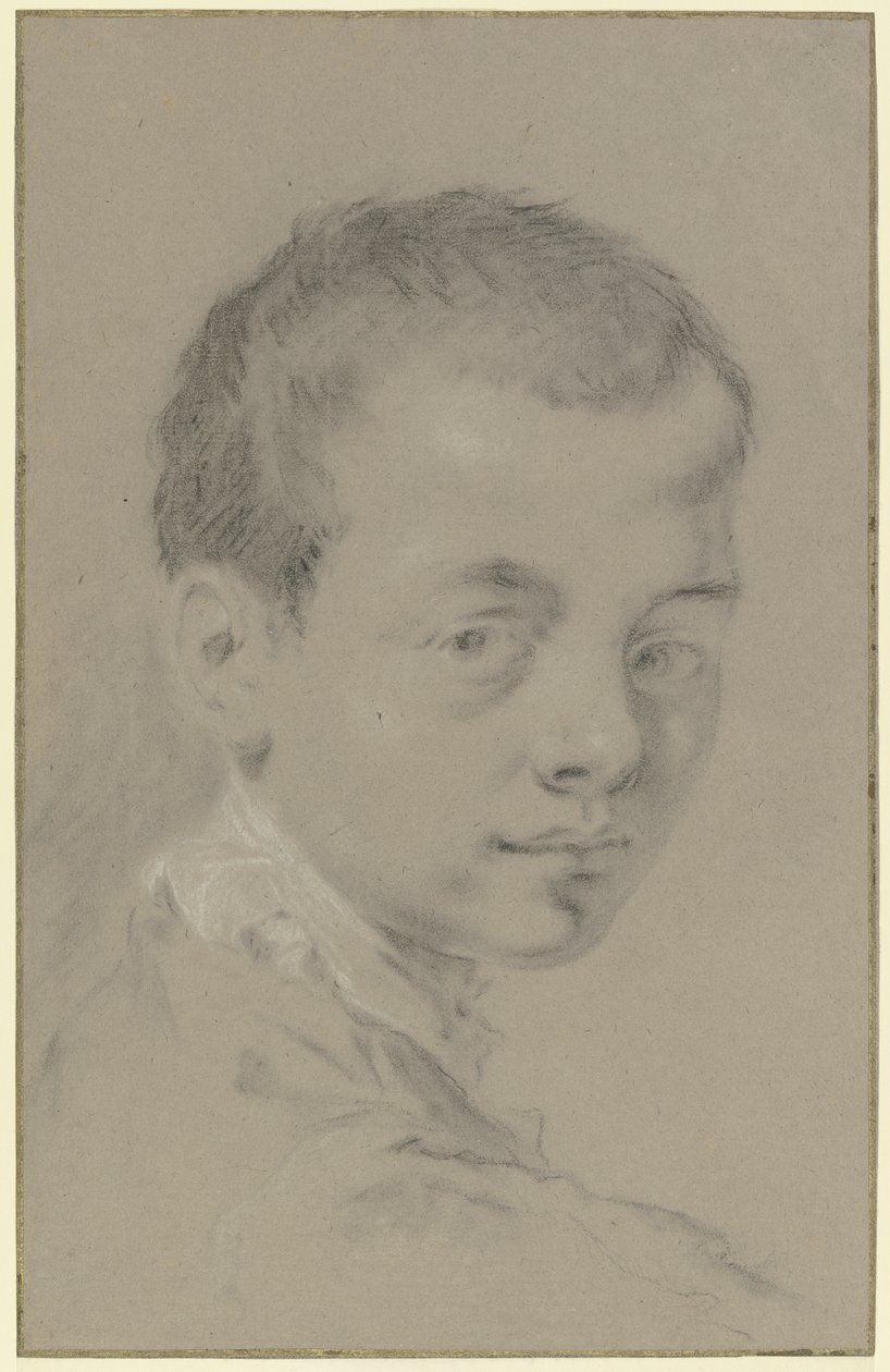 Głowa chłopca, ujęcie z trzech czwartych autorstwa Giovanni Battista Piazzetta