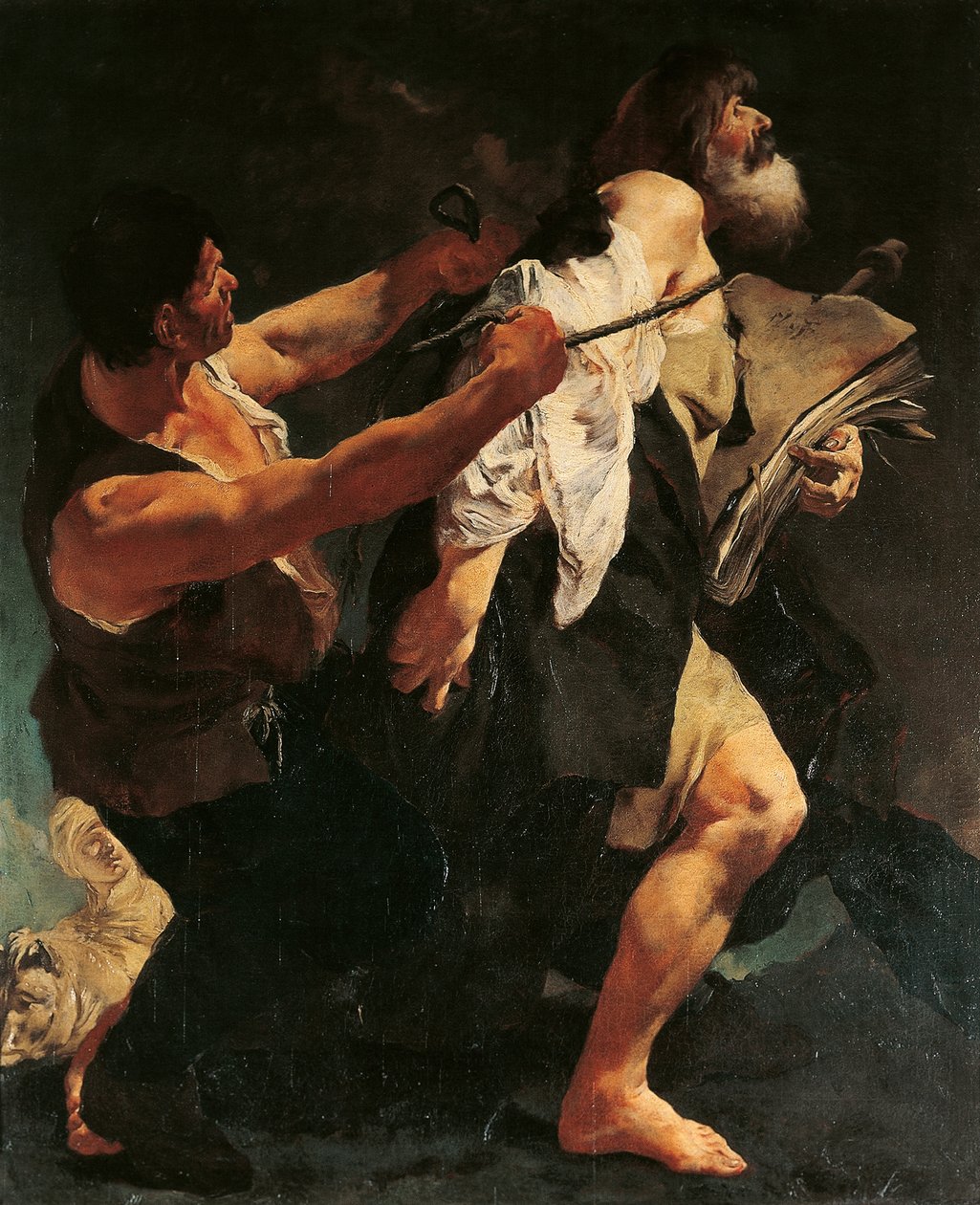 Męczeństwo św. Jakuba — Giovanni Battista Piazzetta autorstwa Giovanni Battista Piazzetta
