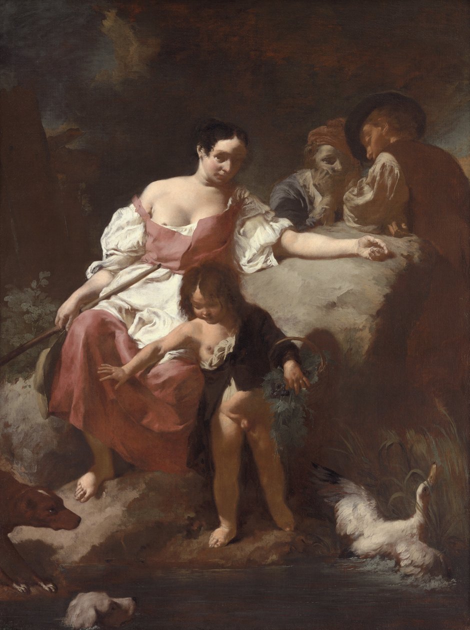 Scena pasterska, 1740 autorstwa Giovanni Battista Piazzetta