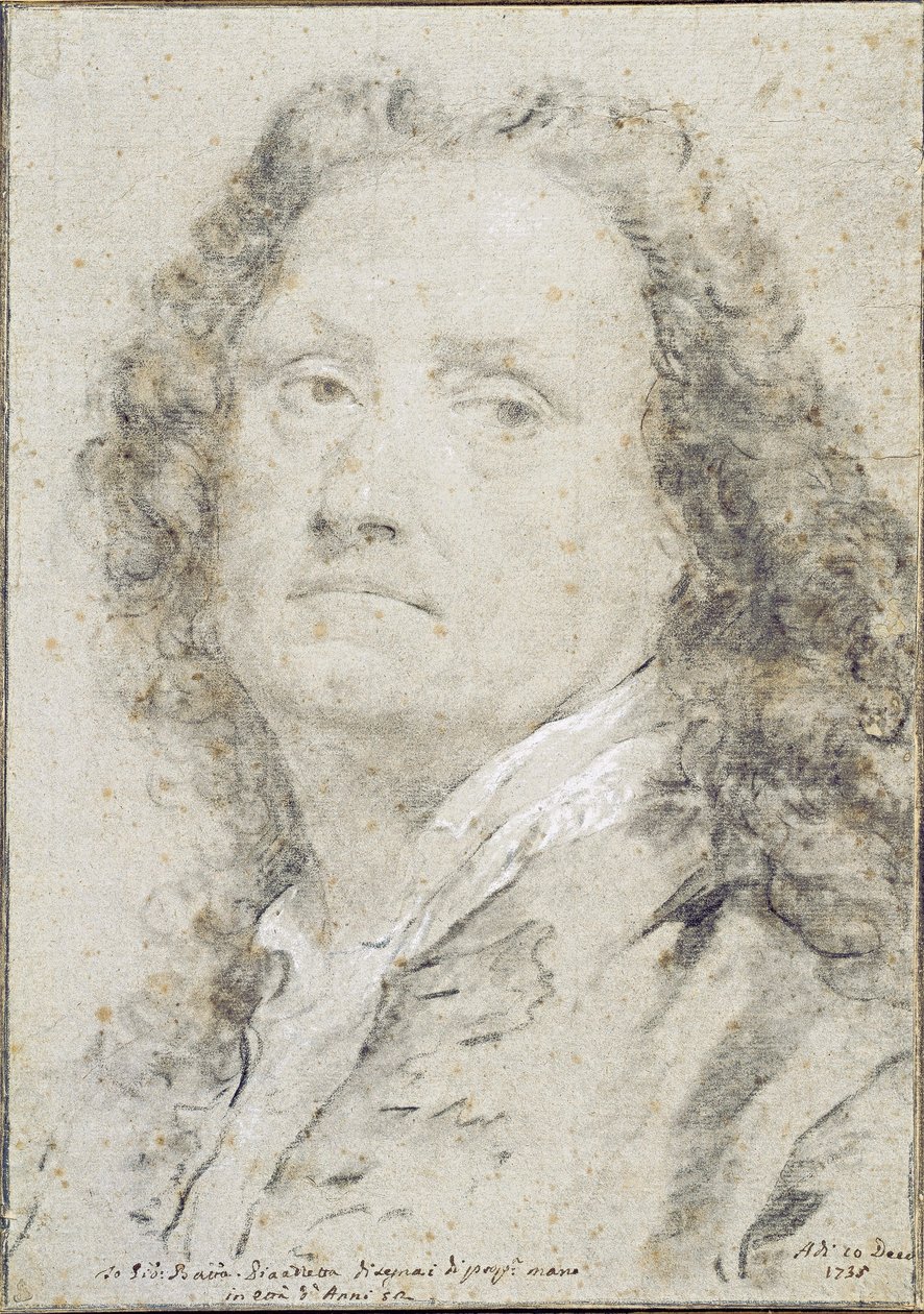Autoportret, 1735 autorstwa Giovanni Battista Piazzetta