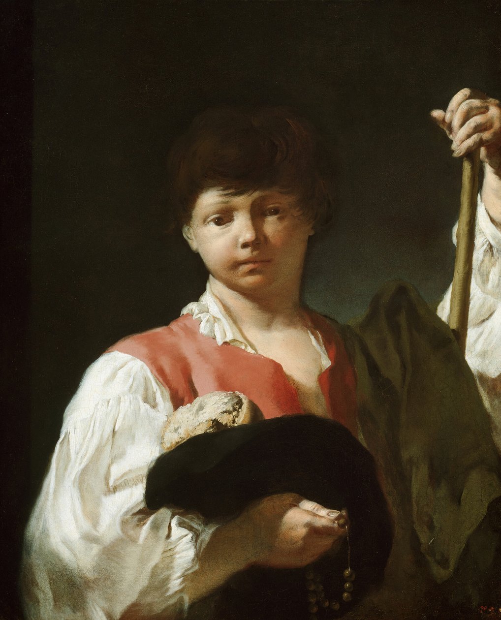 Żebrak Młody pielgrzym, 173839. autorstwa Giovanni Battista Piazzetta