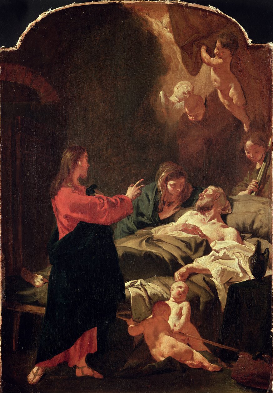 Śmierć św. Józefa autorstwa Giovanni Battista Piazzetta