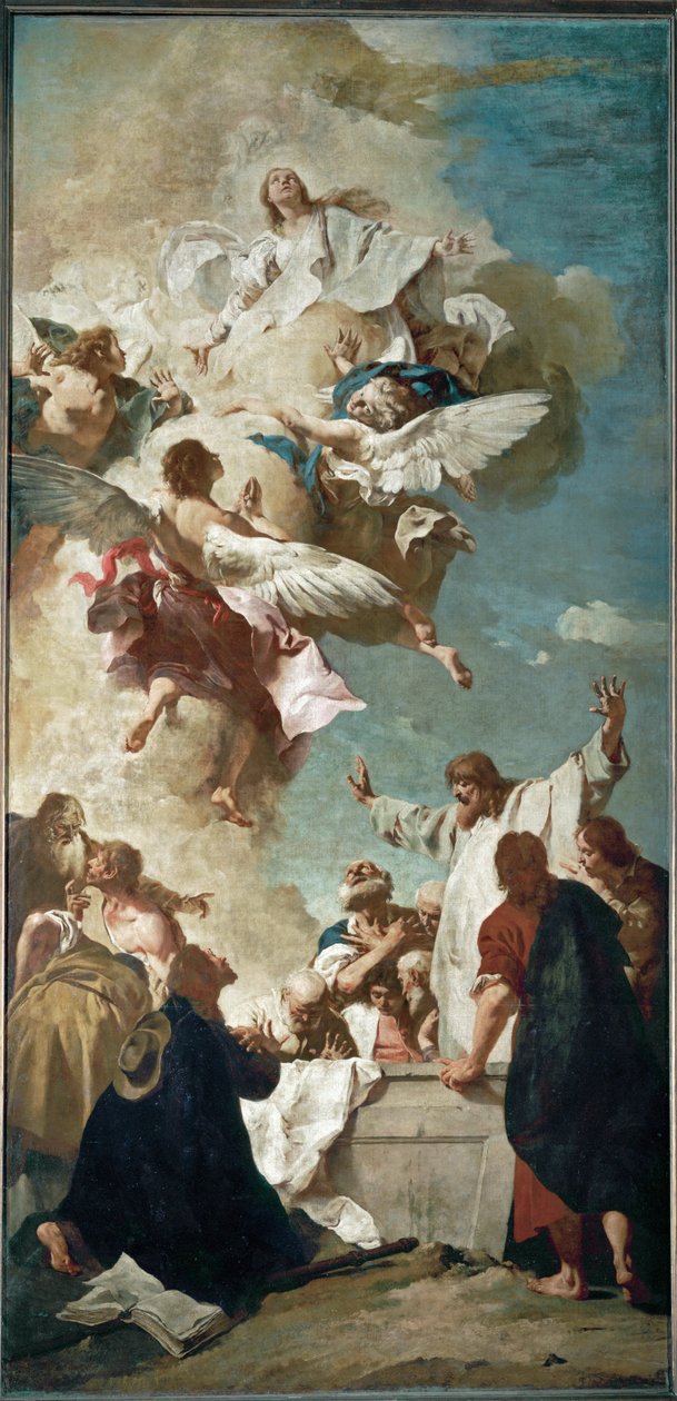 Założenie Dziewicy ... autorstwa Giovanni Battista Piazzetta