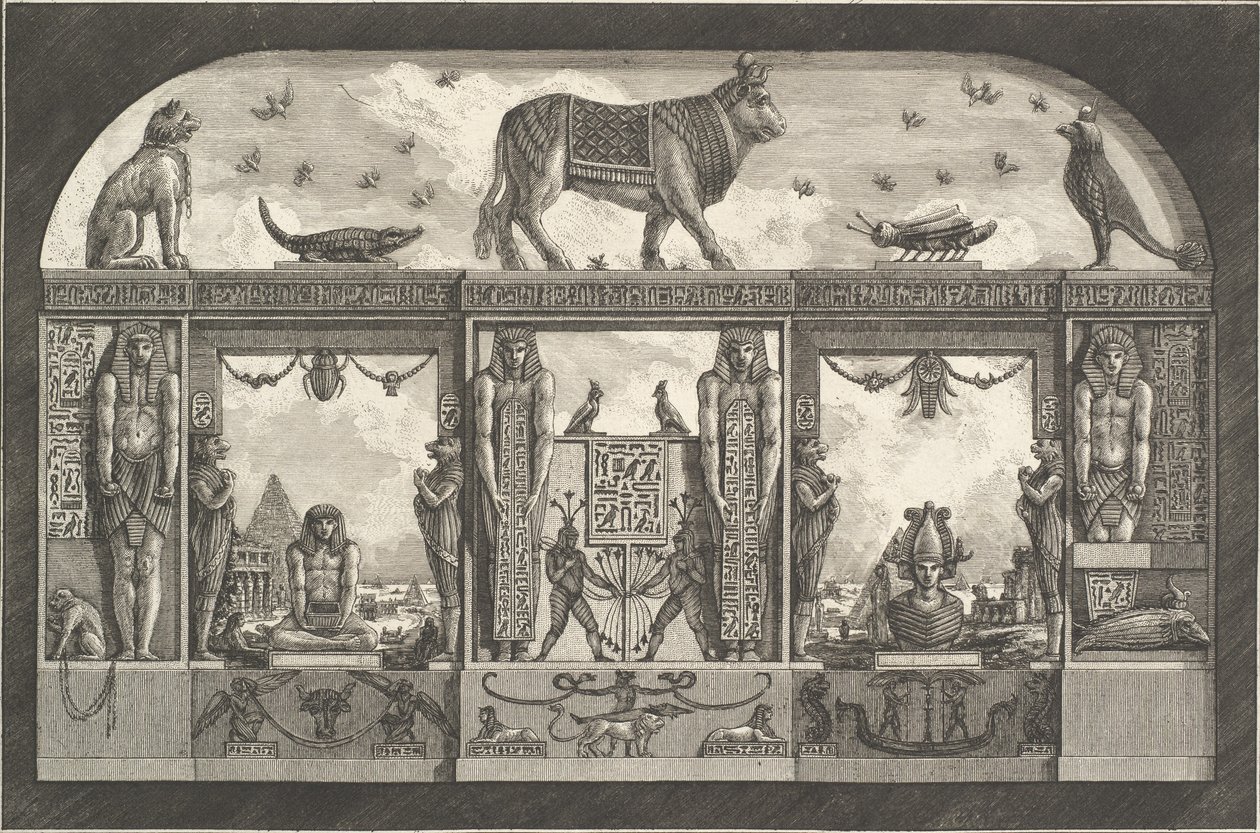 Starożytny egipski ornament, 1769. autorstwa Giovanni Battista Piranesi