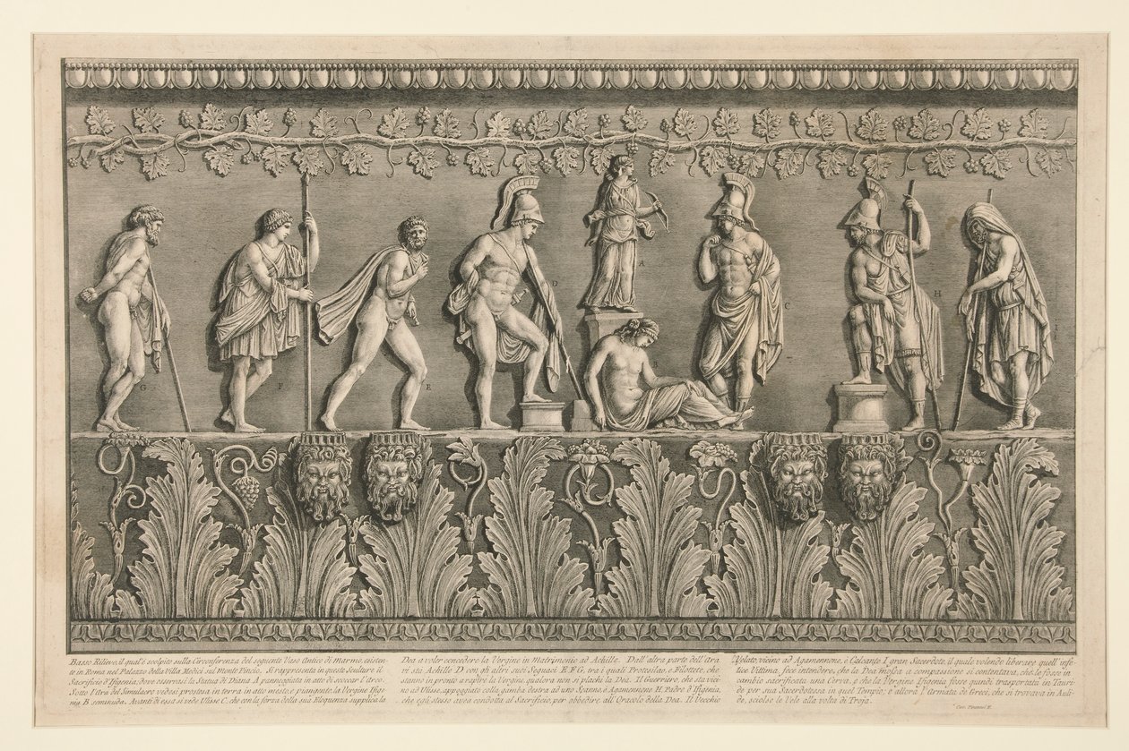 Low Relief, który autorstwa Giovanni Battista Piranesi