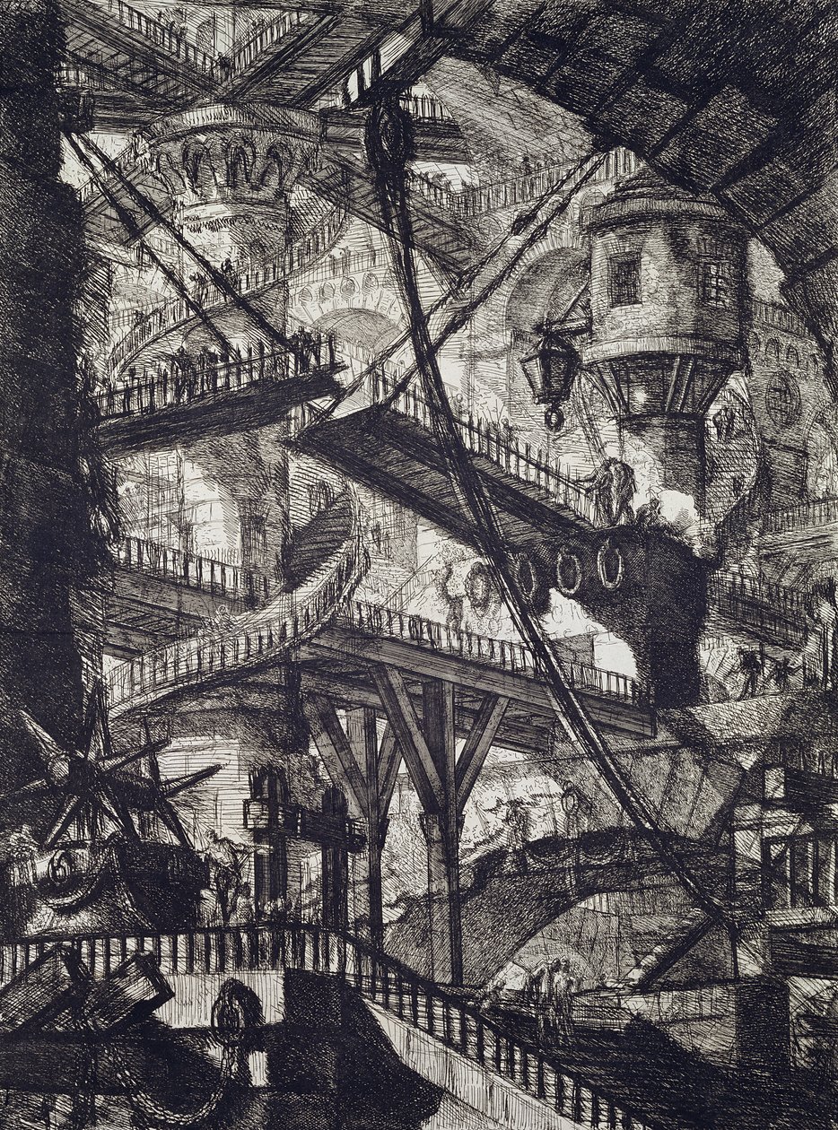 Więzienia VII autorstwa Giovanni Battista Piranesi