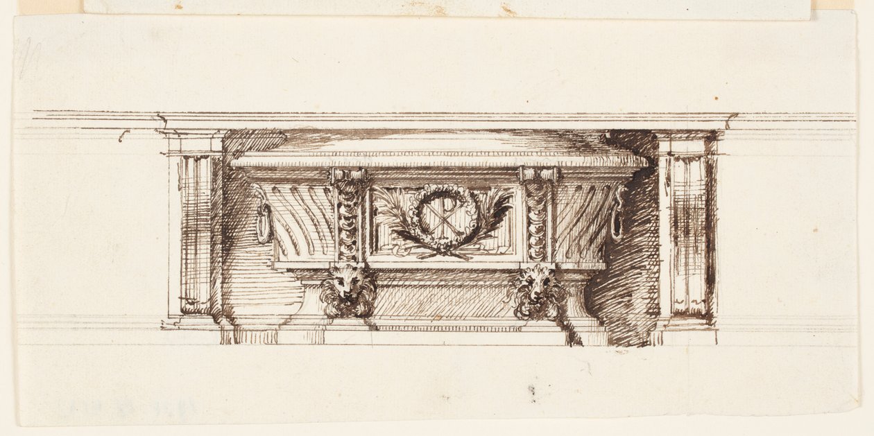 Projekt na ołtarz Mensa autorstwa Giovanni Battista Piranesi