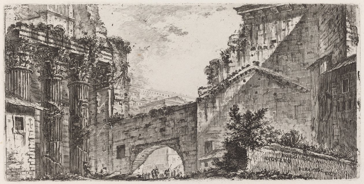 Za Augusta autorstwa Giovanni Battista Piranesi