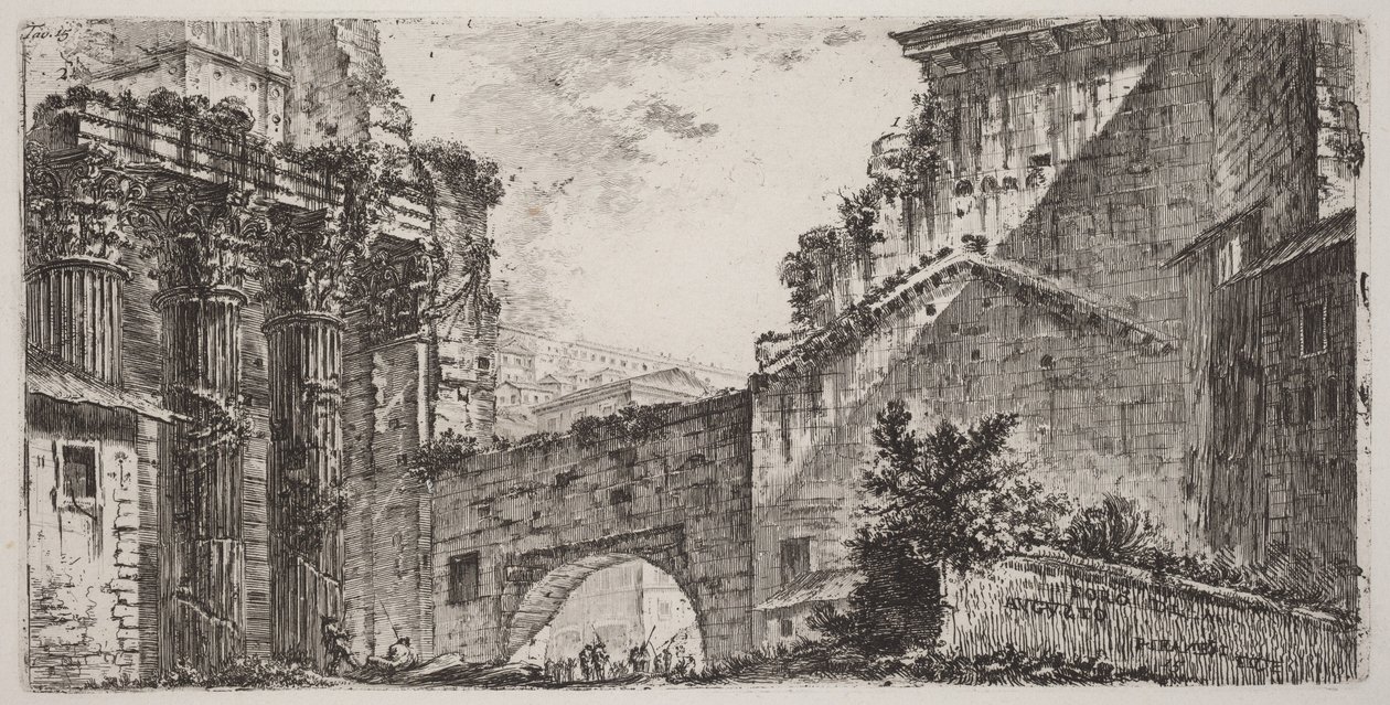 Forum Augusta autorstwa Giovanni Battista Piranesi