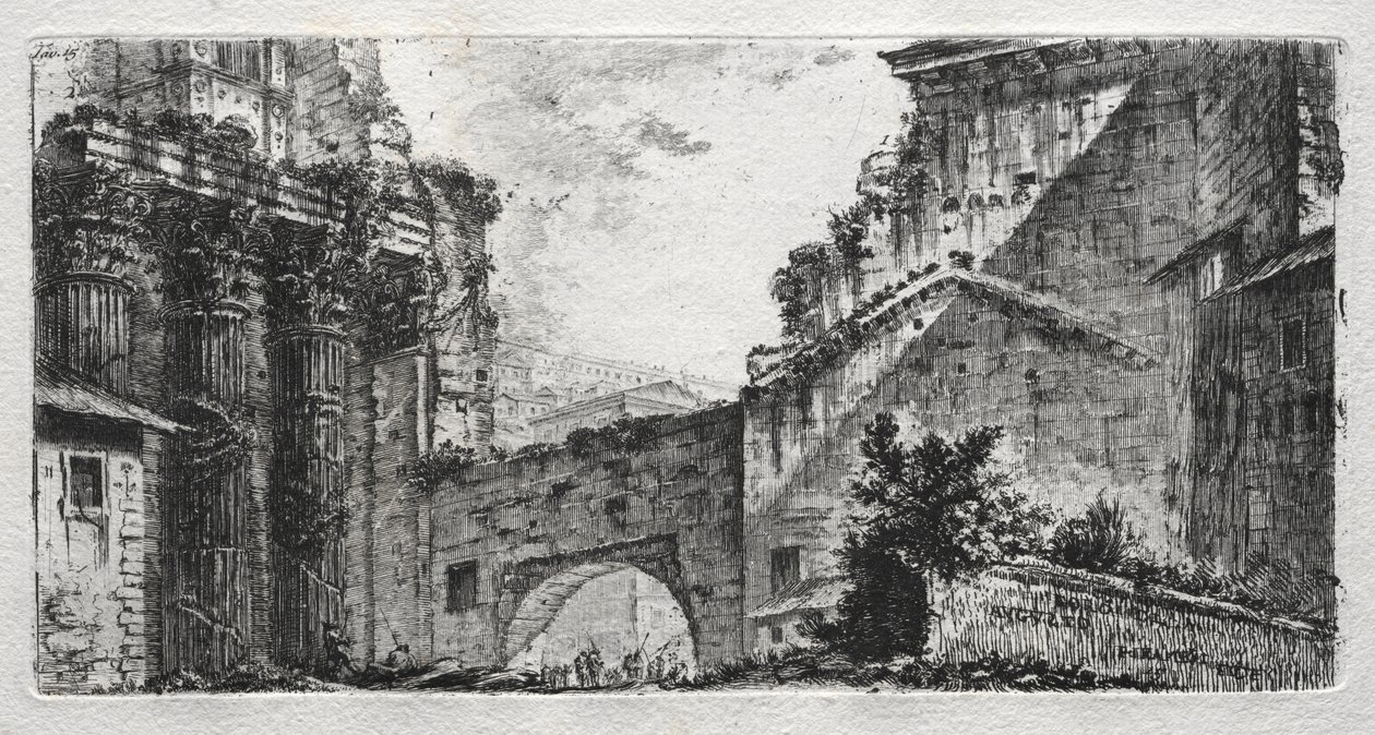 Forum Augusta autorstwa Giovanni Battista Piranesi