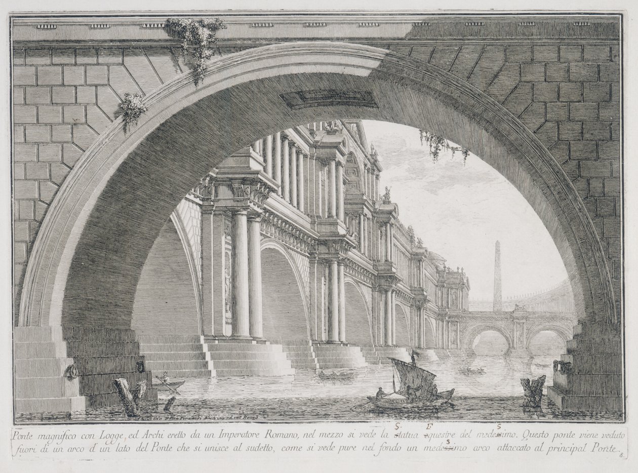 Sala w porządku korynckim autorstwa Giovanni Battista Piranesi