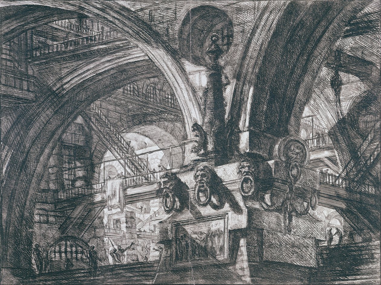 Więzienie autorstwa Giovanni Battista Piranesi