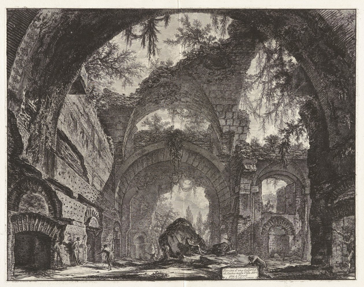 Ruiny d autorstwa Giovanni Battista Piranesi