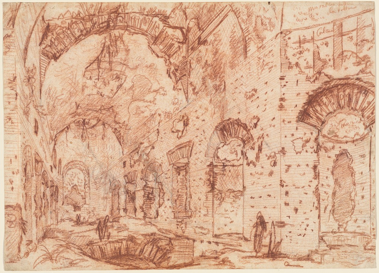 „Canopus” Villa Adriana w Tivoli autorstwa Giovanni Battista Piranesi