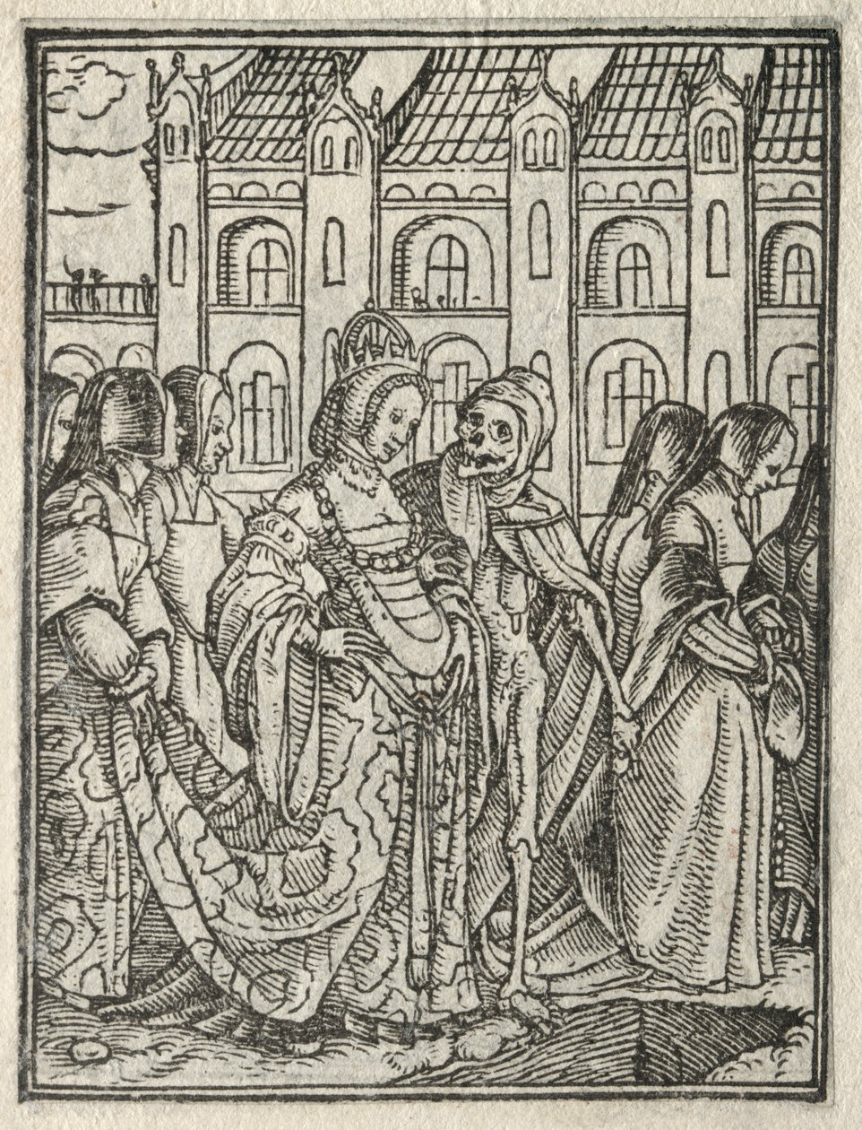 Taniec śmierci: kardynał; Cesarzowa autorstwa Giovanni Battista Piranesi