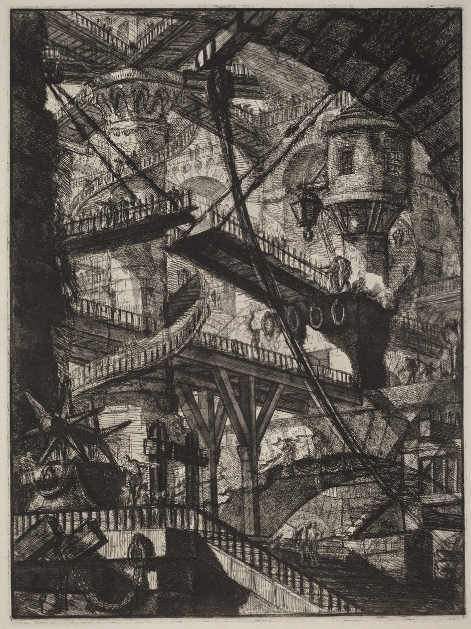 Most zwodzony autorstwa Giovanni Battista Piranesi
