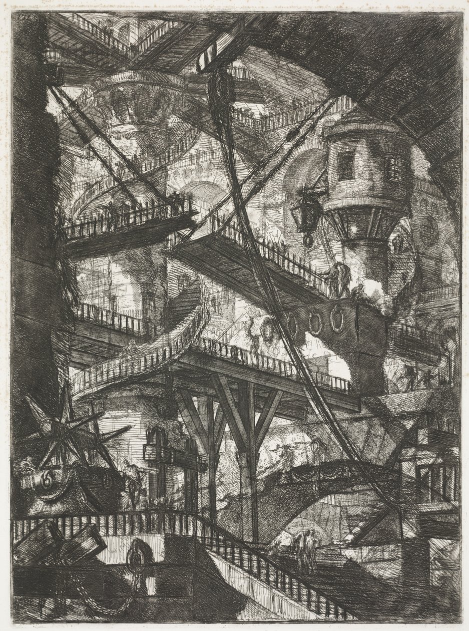 Most zwodzony autorstwa Giovanni Battista Piranesi