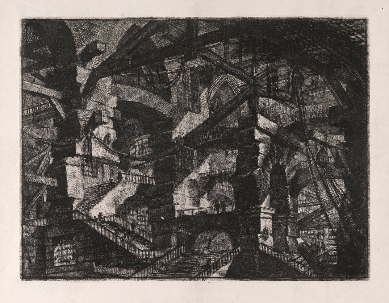 Łuk gotycki, tablica 14 z Carceri d autorstwa Giovanni Battista Piranesi