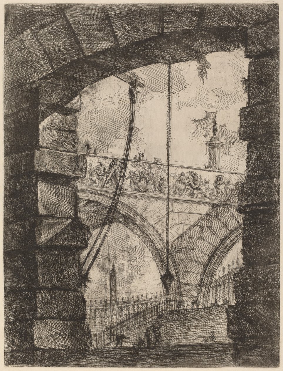 Wielki Piazza autorstwa Giovanni Battista Piranesi