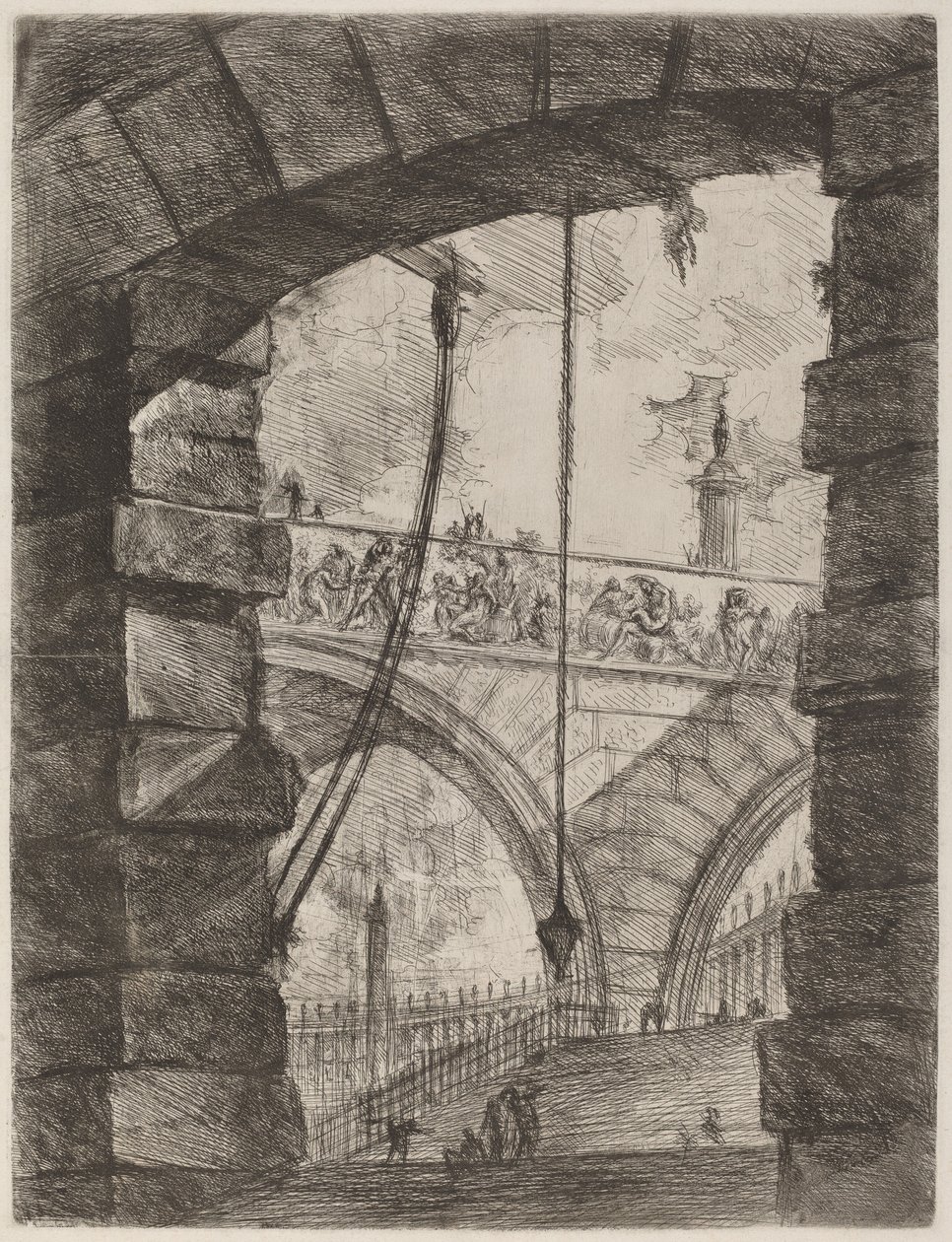 Wielki Piazza autorstwa Giovanni Battista Piranesi