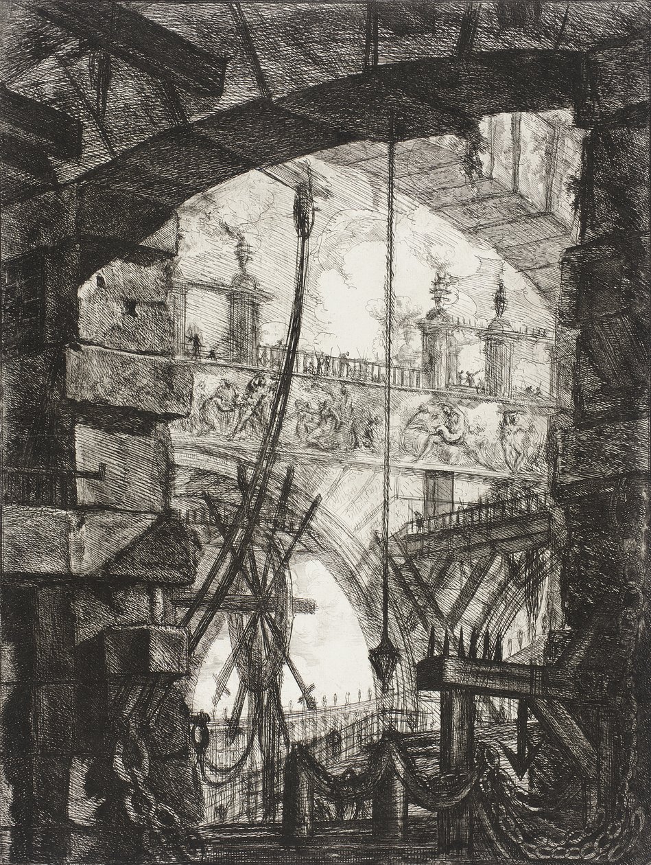 Wielki plac autorstwa Giovanni Battista Piranesi
