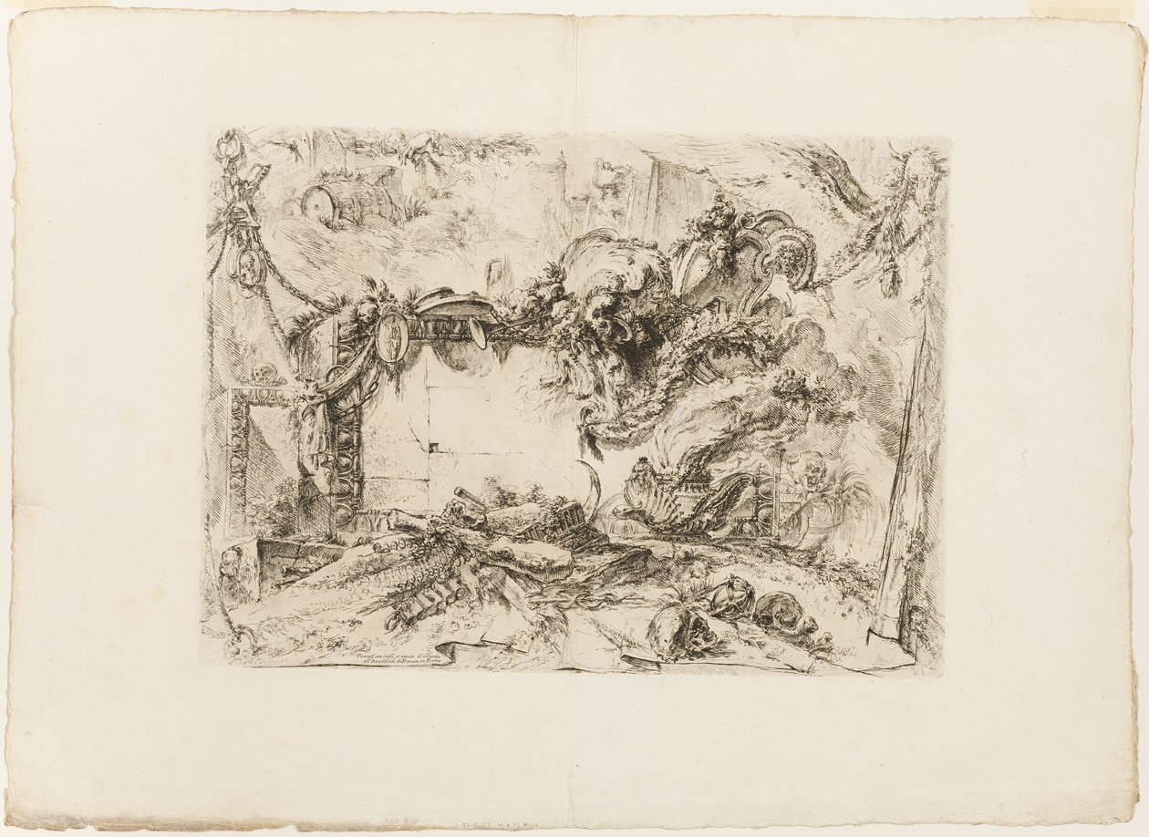 Monumentalna tablica autorstwa Giovanni Battista Piranesi