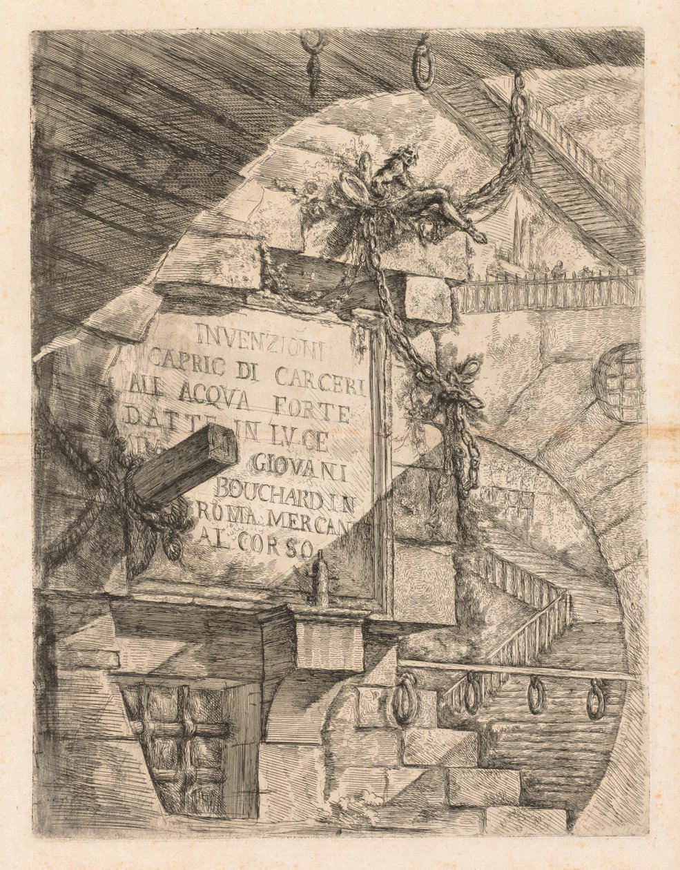 Więzienia, 1745-1750. autorstwa Giovanni Battista Piranesi