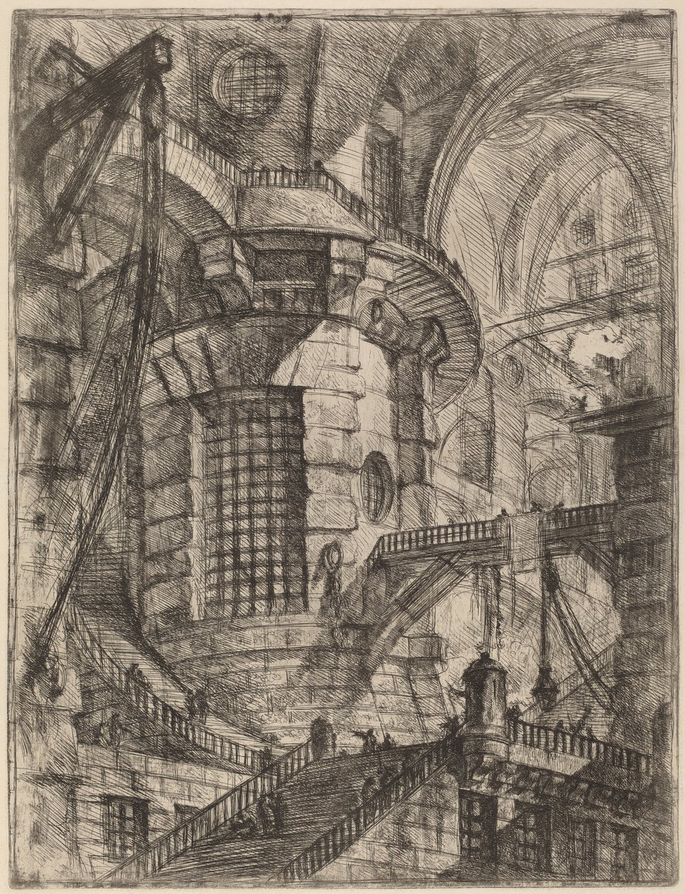 Okrągła Wieża autorstwa Giovanni Battista Piranesi