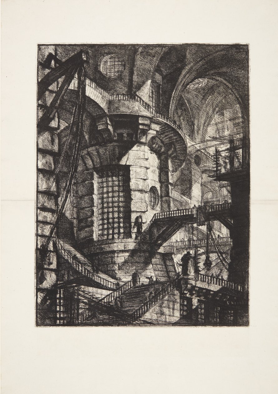 Okrągła Wieża autorstwa Giovanni Battista Piranesi