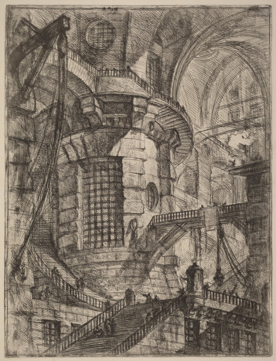 Okrągła Wieża autorstwa Giovanni Battista Piranesi