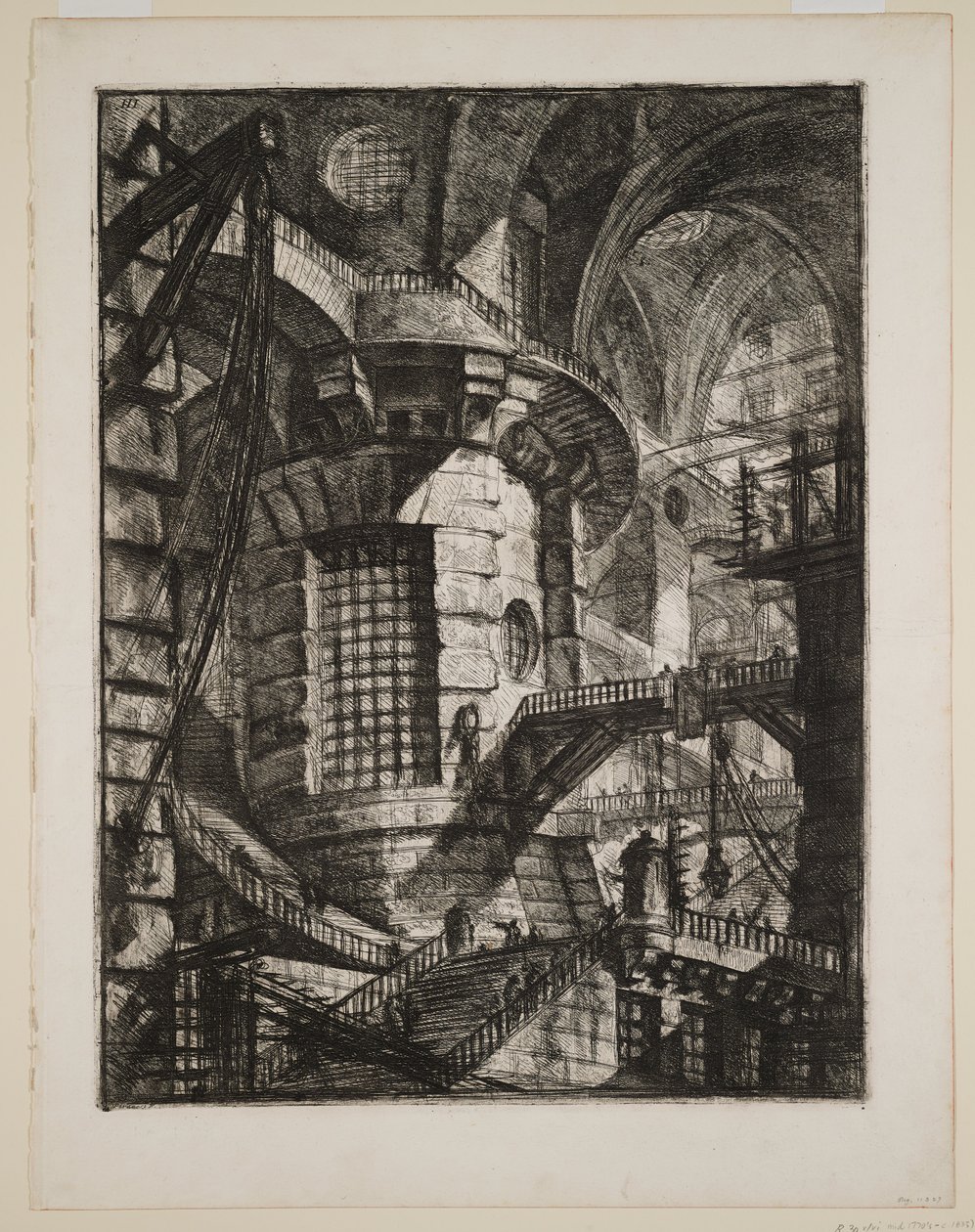 Okrągła wieża autorstwa Giovanni Battista Piranesi