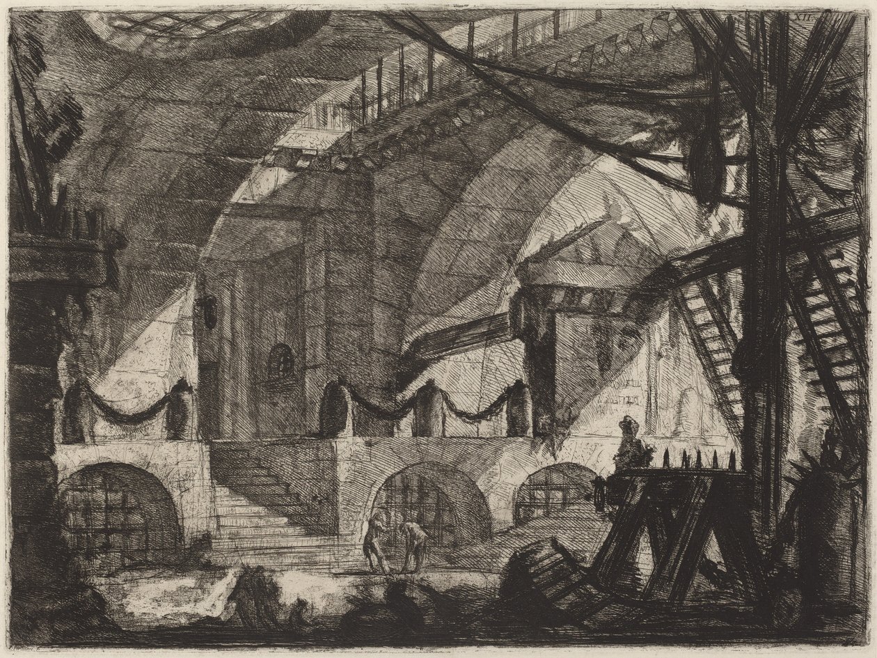 Koń piły autorstwa Giovanni Battista Piranesi