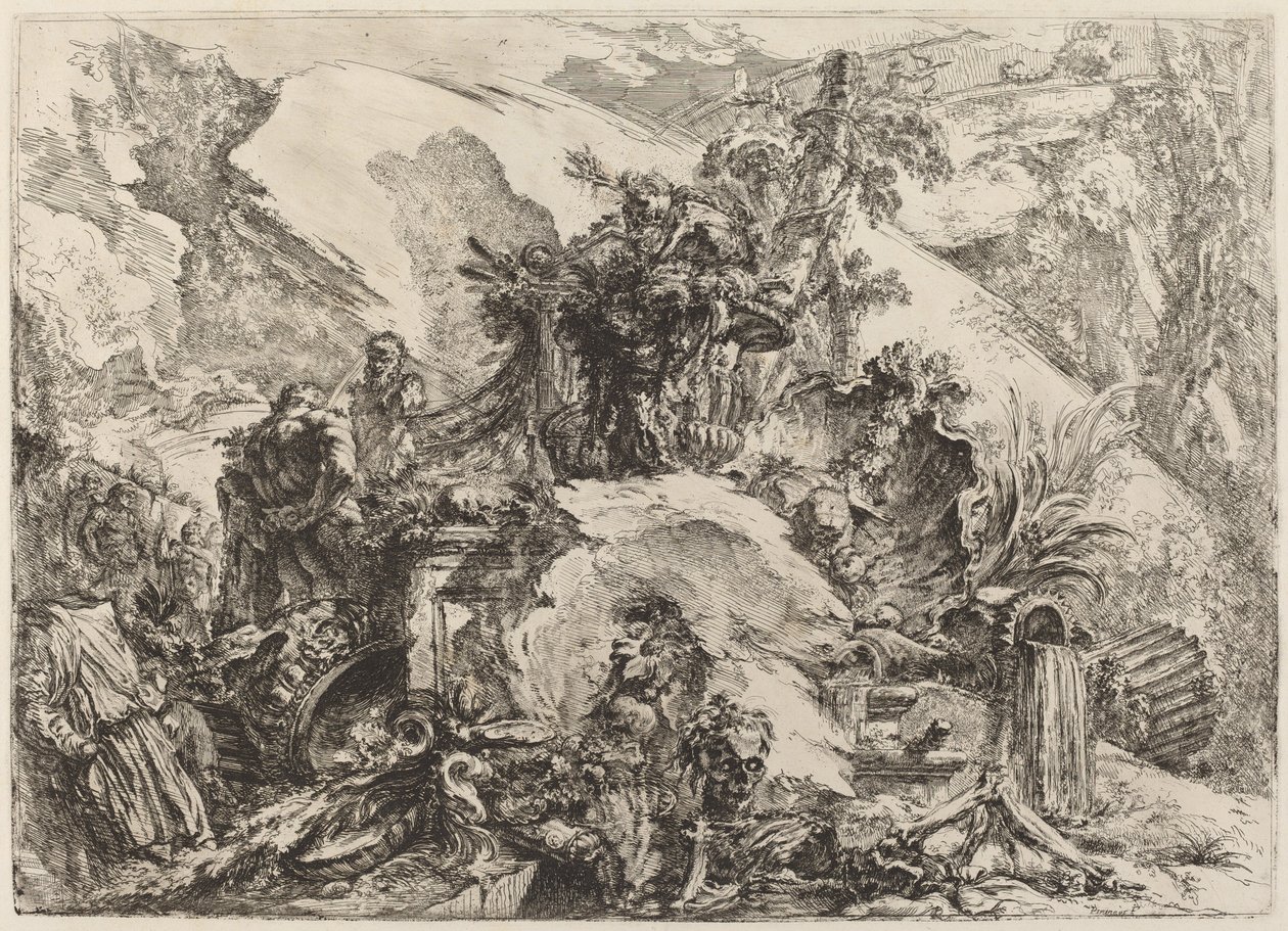 Szkielety autorstwa Giovanni Battista Piranesi
