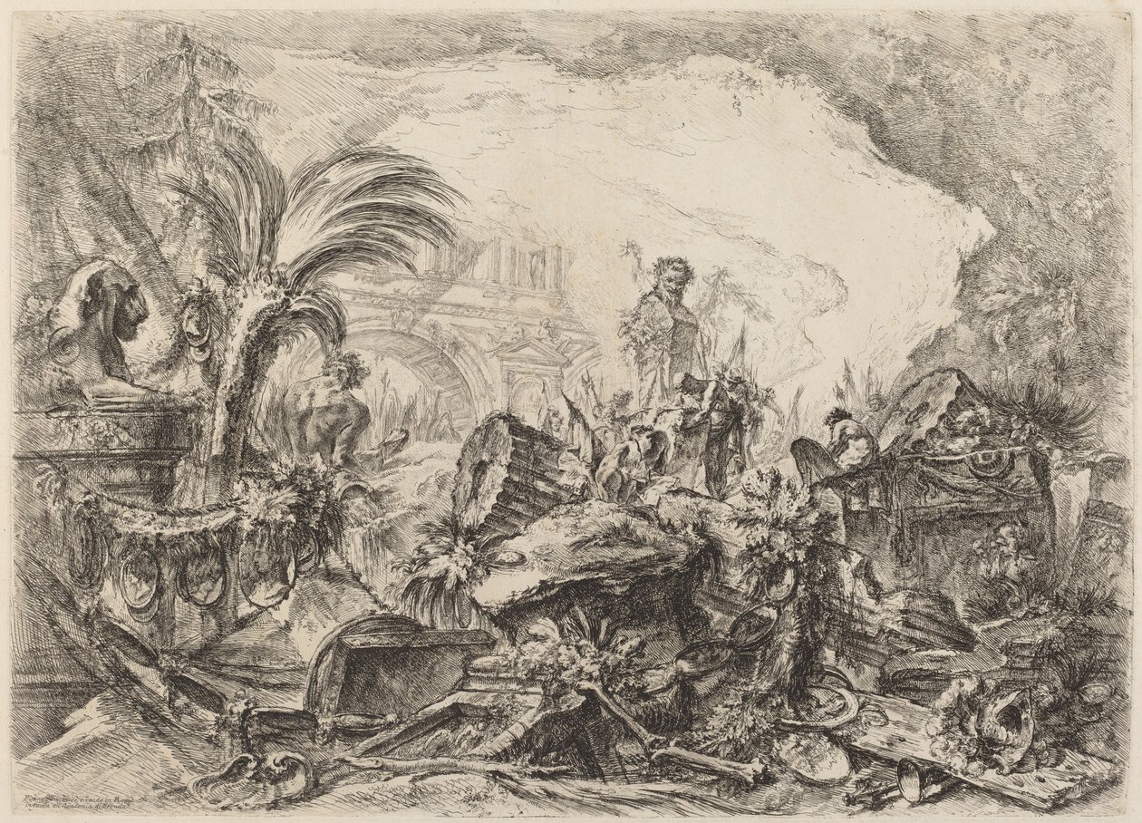 Łuk Triumfalny autorstwa Giovanni Battista Piranesi