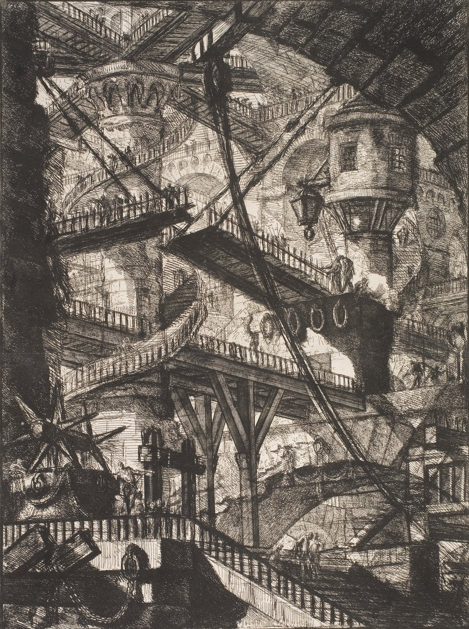 Most zwodzony autorstwa Giovanni Battista Piranesi