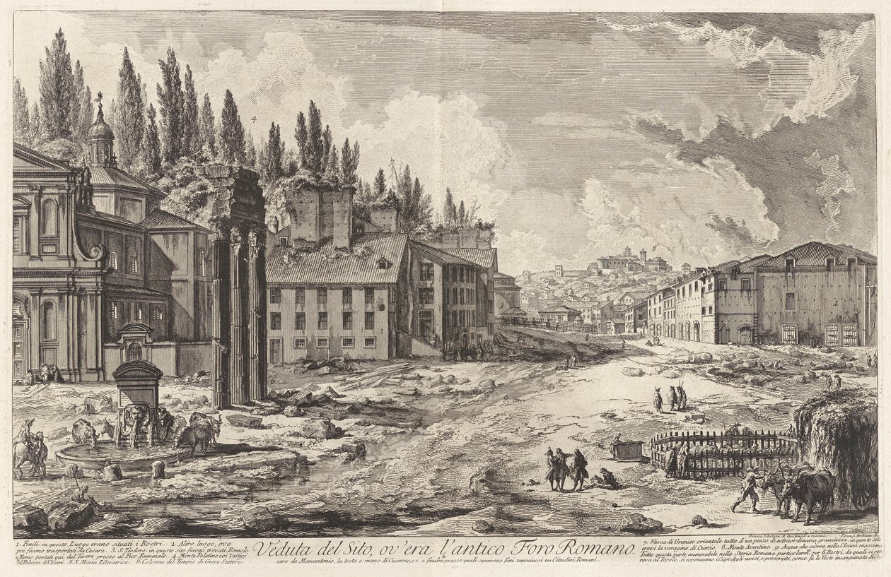 Widok strony, ov autorstwa Giovanni Battista Piranesi